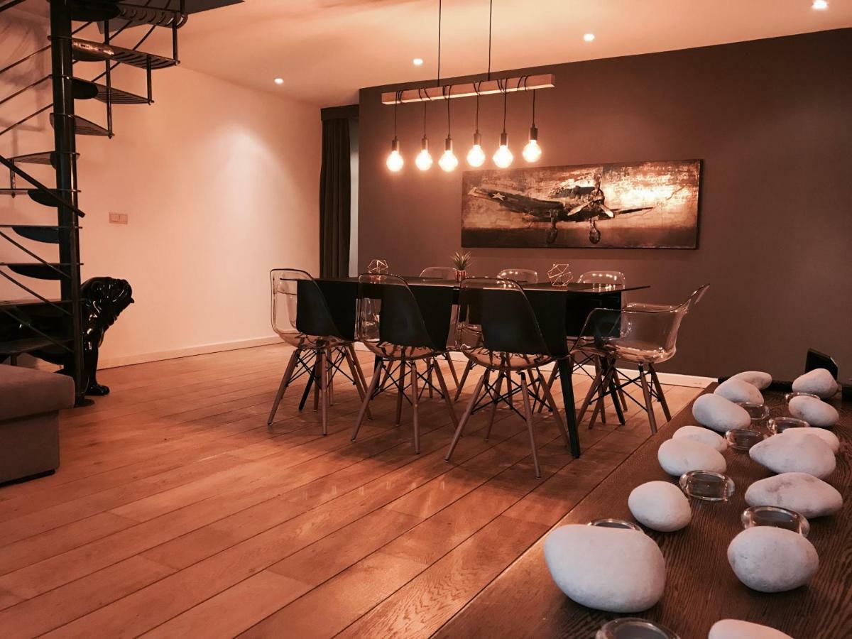 Luxury Loft Duplex Penthouse Of 190M2 & Free Parking ! Daire Brüksel Dış mekan fotoğraf